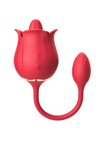 Rose Tongue 3 in 1 Vibrator (9 modes)