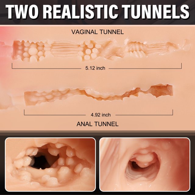 Maggie Realistic Vagina and Anal Torso Sex Doll (4.4lbs)