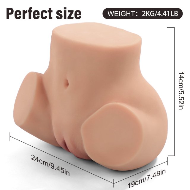 Maggie Realistic Vagina and Anal Torso Sex Doll (4.4lbs)