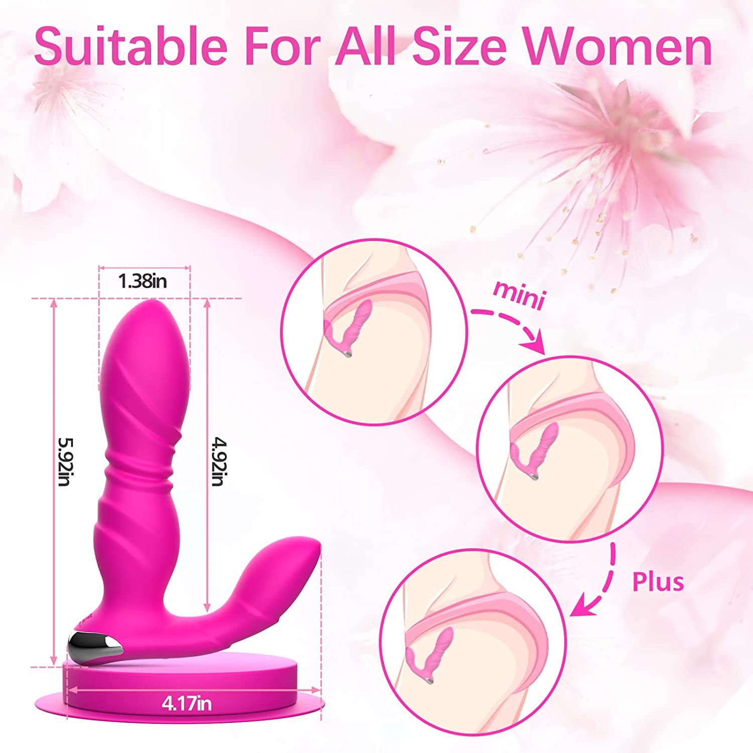 Sammy Wearable Vibrating Panties with Remote and App Control Vibrator