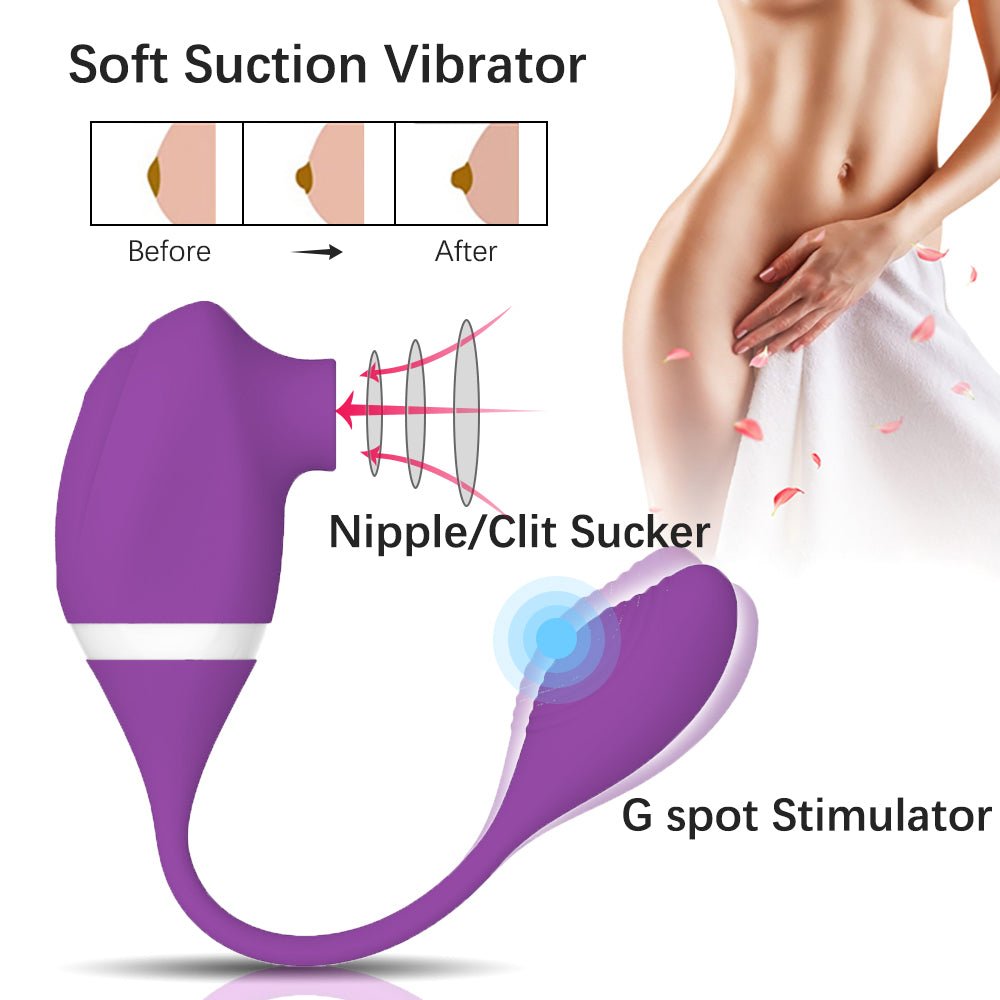 Clitoral Vibrating Egg with Sucking Function